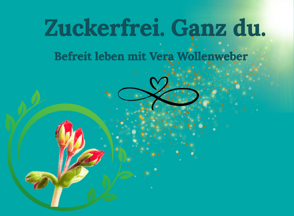 Kurs Zuckerfrei Ganz du – Befreit leben mit Vera Wollenweber – rote Knospen als Symbol für Aufbruch und Transformation